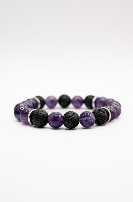 Amethyst - Essential Oil Diffusing Bracelet
