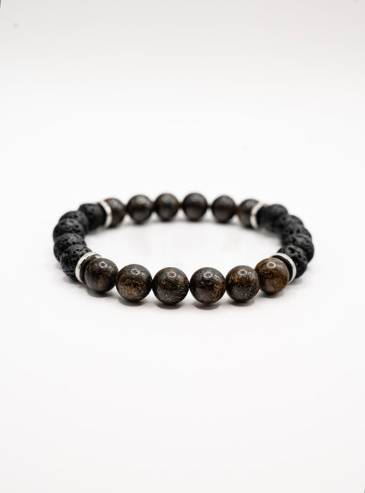 Bronzite - Essential Oil Diffusing Bracelet
