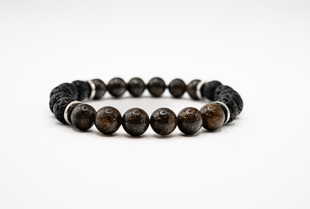 Bronzite - Essential Oil Diffusing Bracelet