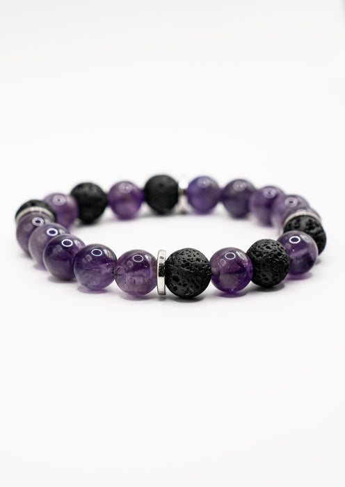 Amethyst - Essential Oil Diffusing Bracelet