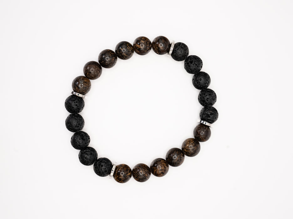 Bronzite - Essential Oil Diffusing Bracelet