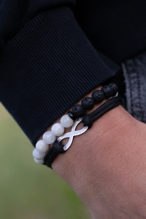 Moonstone- Essential Oil Diffusing Bracelet