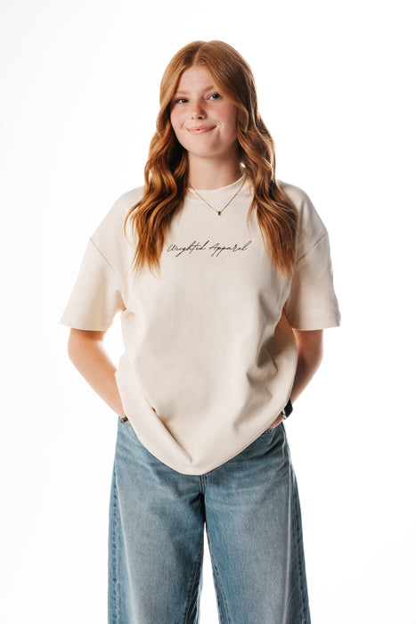 Growth Starts In The Dirt - Weighted Tee