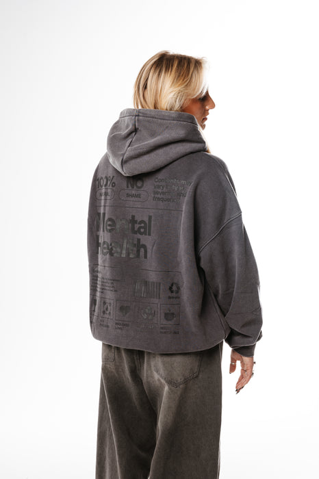 Mental Health Label - Premium Weighted Hoodie